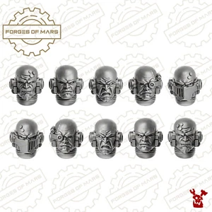 Knights - Sovereign - Helmets - Millenium Knights Heads (x10) - Imagen 1 de 1