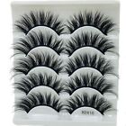 Criss-Cross Dramatic False Eyelashes Thick Long 8D Mink Hair Wispies Fluffies