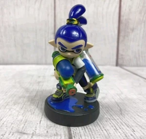 Blue Inkling Boy - Nintendo Amiibo Figure Splatoon Toy Figure - TESTED WORKING - Picture 1 of 5