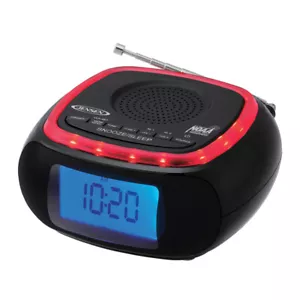 Radio reloj alarma digital JENSEN JEP-725 AM/FM con clima NOAA - Imagen 1 de 5