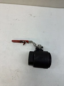 Keckley Carbon Steel Ball Valve BVS2THFCSRGSL-075, 3/4" Female NPT, 2220 PSI WOG - Picture 1 of 3