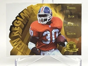 1996 Collector's Edge President's Reserve New Regime Die Cut #14 Terrell Davis - Picture 1 of 2