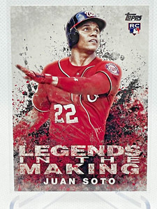 2018 Topps JUAN SOTO Legends in the Making Rookie Insert Card LITM-8 RC Baseball
