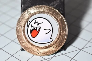 Super Mario Nintendo Metal Coin Token Frankford Candy Boo - Picture 1 of 3
