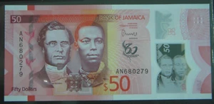 Jamaica 50 Dollars 2022 unc pick 96a - Picture 1 of 2