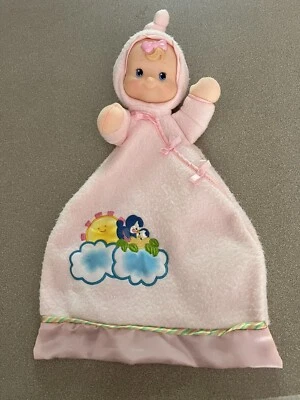 Fisher Price Flutterbye Muñeca de Vellón Rosa Lovey Manta de Seguridad Amigo 15" En muy buena condición Foto 1 de 4