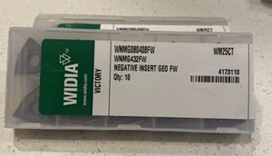 10pc - Widia WNMG432 Carbide Turning Inserts WNMG080408 - USA Made 009