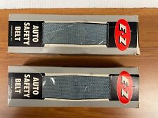NOS Vintage SEAT BELTS Pair 1960's Aftermarket safety / racing hot rod Accessory