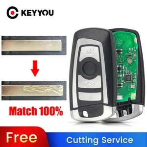 BLADE CUT by PHOTO Remote Car Key For BMW 3 5 7 Series YGOHUF5662 315Mhz - Imagen 1 de 17