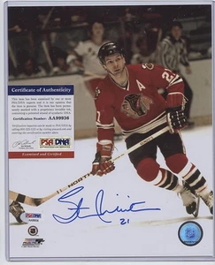 STAN MIKITA CHICAGO BLACKHAWKS SIGNED 8x10 PHOTO PSA/DNA COA AA99936 - Picture 1 of 1