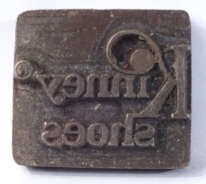 KINNEY SHOES: Steel Leather Stamp: TJ Edwards Millers Falls - Picture 1 of 7