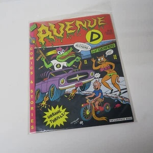 AVENUE D COMICS & STORIES #1 Glenn Head 1991 FANTAGRAPHICS RARE VF/F - Picture 1 of 6