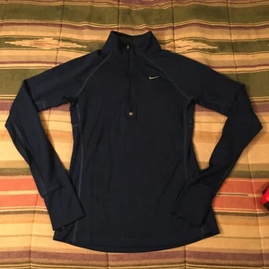 Nike Wool Dri Fit 1/4 Zip Jersey Shirt Womans XS - Picture 1 of 7