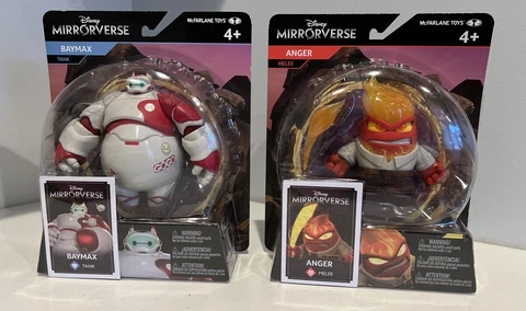 McFarlane Toys Disney Mirrorverse 5" Anger & Baymax Action Figure NEW MINT! Cover