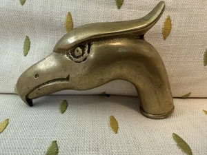 Vintage 1960s Eagle Brass Handle for a Cane Walking Stick Detailed Art Deco EUC - Picture 1 of 24