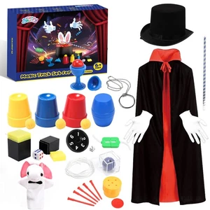 Magic Tricks-Magic Kit for Kids Age 6-8,Magic Set with Magician Costume,Magic... - Picture 1 of 6