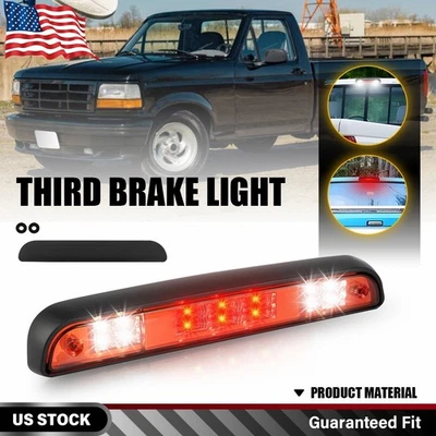 Blanco/Rojo Para Ford F150 F250 F350 1994-1997 Tercera Luz Trasera LED Lámpara de Freno Foto 1 de 4