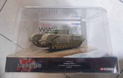 NIB CORGI CC60107 Churchill Mk III Tank 1:50 Scale WWII Legends Series - Image 1 of 4
