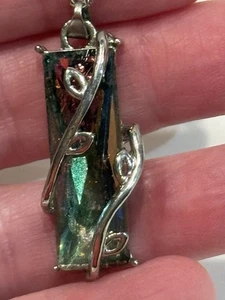 Tootie Ott Designs Fashion Pendant "Multi-Colored Borealis Stone" - Picture 1 of 7