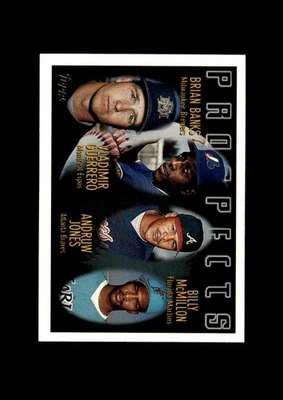 1996 Topps: #435 Andruw Jones/Vladimir Guerrero RC casi nuevo-como nuevo o mejor Foto 1 de 2