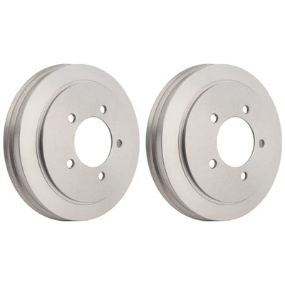 Set of 2 Brake Drums Rear Sedan for Jeep Patriot Compass Dodge Caliber Pair - Image 1 of 3