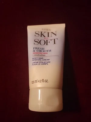 AVON Skin So Soft Fresh & Smooth SENSITIVE sem perfume +gel de barbear Meadowfoam 6,7 oz - Imagem 1 de 3