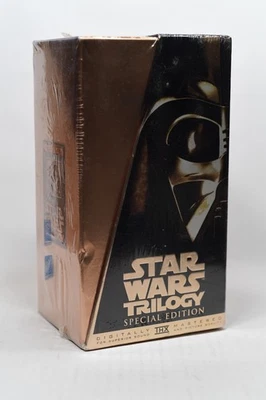Brand New Star Wars Trilogy Special Edition VHS Box Set 3 Tapes Gold Sealed - Image 1 of 4