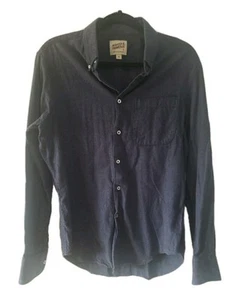Naked Famous Shirt Soft Button Up Blue  Flannel Mens Sz M Canada Long Sleeve - Picture 1 of 8