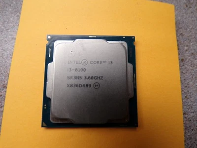 Intel SR3N5 i3-8100 3.6GHz 6MB Cache Quad Core Processor #876 - Image 1 of 2
