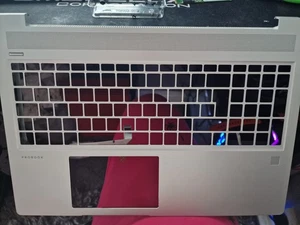 HP ProBook 450 455 G7 Palmrest Top Case NO KEYBOARD JUST FRAME - Afbeelding 1 van 3