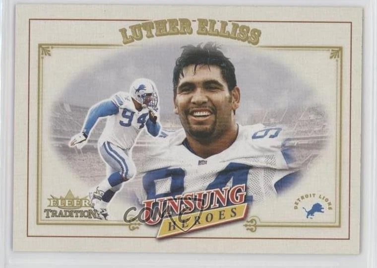 2001 Fleer Tradition Unsung Heroes Luther Elliss #337 - Image 1 of 2