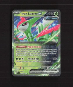 Iron Leaves ex 025/162 Temporal Forces Ultra Rare Holo Pokemon Card NM - Picture 1 of 10