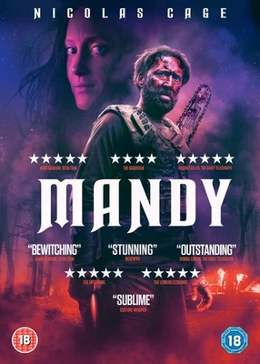 Mandy (DVD) Richard Brake Andrea Riseborough Nicolas Cage Ned Dennehy Bill Duke - Image 1 of 2