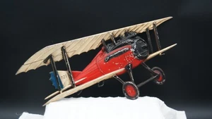 Vintage Sexton USA # 1122 Airplane Red Metal Wall Art WWI Flying Ace Large 20" - Picture 1 of 10