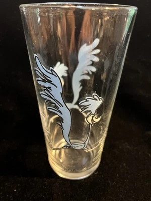 Road Runner Pepsi Collector's Glass 1973 Warner Bros "Beep Beep" Foto 1 de 4