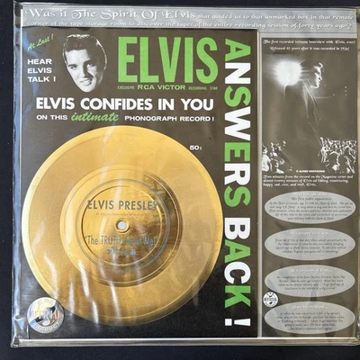 ELVIS PRESLEY "ELVIS CONFIDES IN YOU" LP/78/CD, MINT CONDITION; RARE  - Image 1 of 4