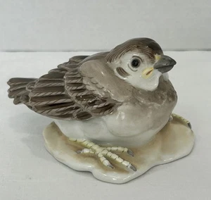 Augarten Wien Porcelain Sparrow Bird Figurine - Picture 1 of 6