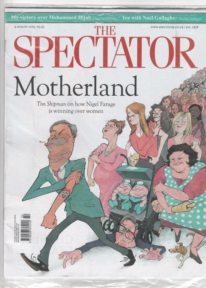 THE SPECTATOR Magazine - 9th August 2025 - Motherland - New - Image 1 of 1