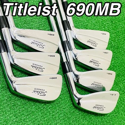 9300 Titleist 690Mb Men'S Right-Handed 7 Irons Set 4.5.6.7.8.9.P Golf Club Mb 69 - Image 1 of 4