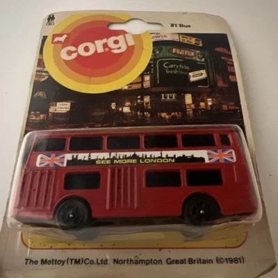 CORGI Junior London Bus 1981  - Made in Great Britain - Daimler Fleetline - Image 1 of 4