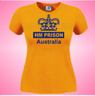 Hm Prison Australia T-shirt Ladies Joke Holiday Cricket Rugby  