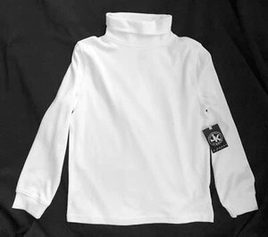 J. Khaki White Long Sleeve Turtleneck Cotton Top - Size 6 Years New With Tag! - Picture 1 of 3