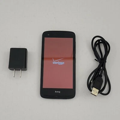 Black HTC Desire 526 8GB Verizon HTCD100L Smartphone 4.7" 8MP 4G LTE - Image 1 of 4