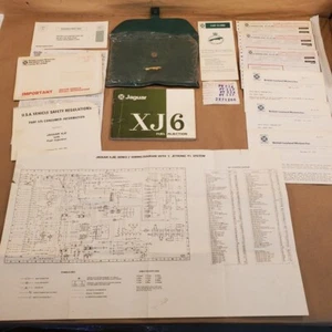 Jaguar XJ6 Series 2 DRIVER'S HANDBOOK WIRING DIAGRAM FUEL INJECTION OEM - Foto 1 di 16