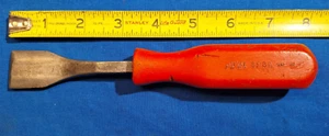 Raspador de juntas vintage Mac Tools SP8A 8" largo 1" ancho mango rojo duro - Imagen 1 de 8