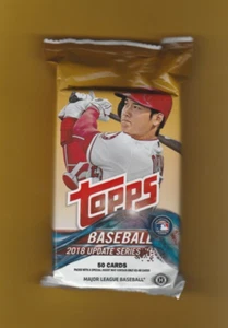2018 Topps Update Baseball Series Jumbo Pack Original Stock 50 Cards $$$$ Last 1 - Picture 1 of 2