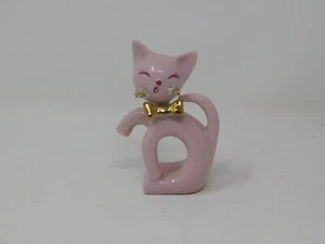 Etiqueta Original Gato Rosa MCM Támesis Japón Vintage 4x3" - Imagen 1 de 9