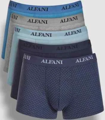 Alphatech by Alfani 5 pares de baúles para hombre, paquete combinado azul/azul marino, talla S Foto 1 de 2