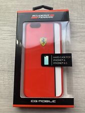 Scuderia Ferrari RED Logo Iphone 6 6s Phone Hard Case Cover Protector Bumper