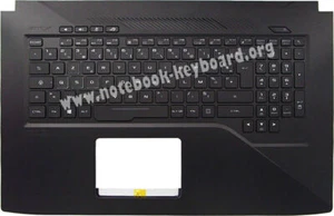 Clavier Topcase Français Original Pour Asus ROG Strix GL703VD Rétroéclairé - Afbeelding 1 van 2